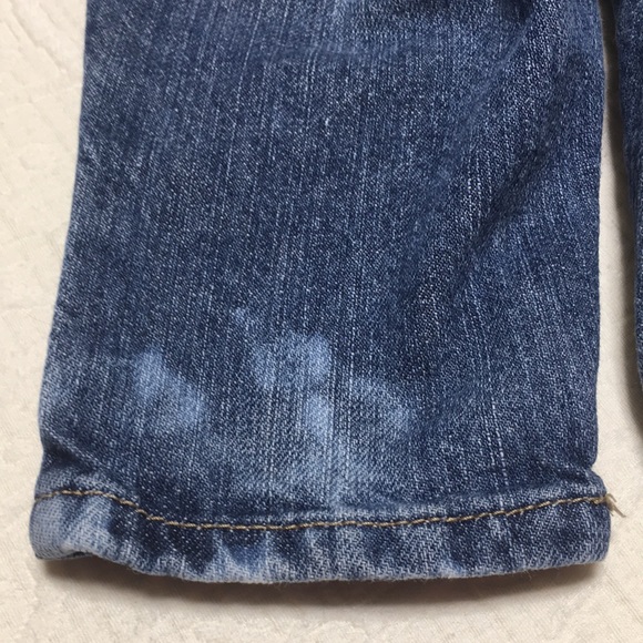 0-3m (6/$20) Embroidered Denim Jeans by George - Picture 9 of 12